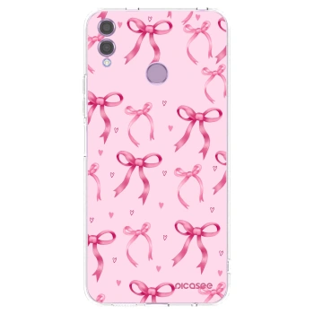 Picasee husă transparentă din silicon pentru Honor 8X - Bow Aesthetic