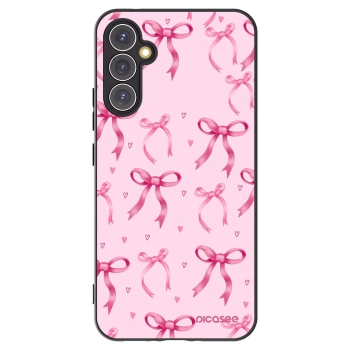 Picasee husă neagră din silicon pentru Samsung Galaxy A34 5G A346B - Bow Aesthetic