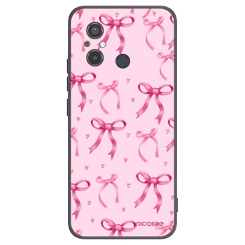 Picasee husă neagră din silicon pentru Xiaomi Redmi 12C - Bow Aesthetic