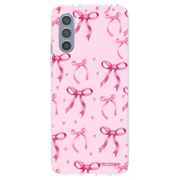 Picasee husă transparentă din silicon pentru Motorola Moto G62 - Bow Aesthetic
