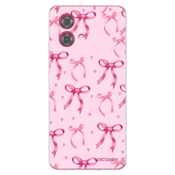 Picasee husă transparentă din silicon pentru Motorola Moto G84 5G - Bow Aesthetic