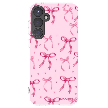 Picasee husă transparentă din silicon pentru Samsung Galaxy S23 FE S711B - Bow Aesthetic