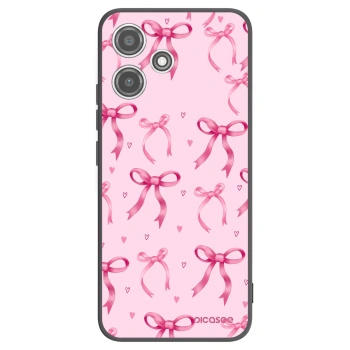 Picasee husă neagră din silicon pentru Xiaomi Redmi 12 5G - Bow Aesthetic