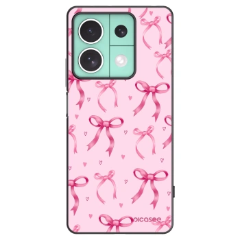 Picasee husă neagră din silicon pentru Xiaomi Redmi Note 13 5G - Bow Aesthetic
