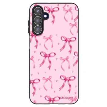 Picasee husă neagră din silicon pentru Samsung Galaxy A15 A156B 5G - Bow Aesthetic