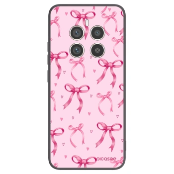 Picasee husă neagră din silicon pentru Realme 12 Pro 5G - Bow Aesthetic