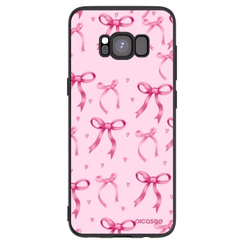 Picasee husă neagră din silicon pentru Samsung Galaxy S8 G950F - Bow Aesthetic