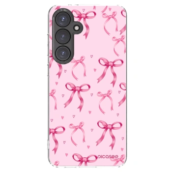 Picasee husă transparentă din silicon pentru Samsung Galaxy S24 FE S721B - Bow Aesthetic