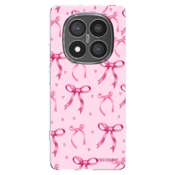 Picasee husă transparentă din silicon pentru Xiaomi Redmi Note 14 Pro+ 5G - Bow Aesthetic