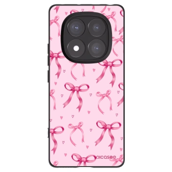 Picasee husă neagră din silicon pentru Xiaomi Redmi Note 14 Pro 5G - Bow Aesthetic