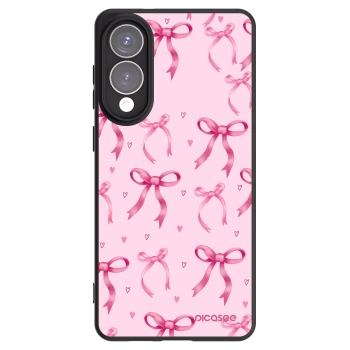 Picasee husă neagră din silicon pentru Samsung Galaxy S25 Edge 5G - Bow Aesthetic