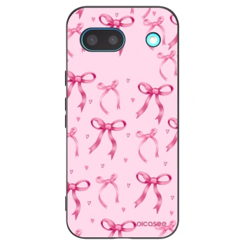 Picasee husă neagră din silicon pentru Google Pixel 8a - Bow Aesthetic