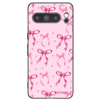 Picasee husă neagră din silicon pentru Google Pixel 8 Pro - Bow Aesthetic