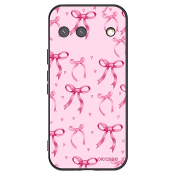 Picasee husă neagră din silicon pentru Google Pixel 9 - Bow Aesthetic