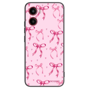 Picasee husă neagră din silicon pentru Motorola Moto G05 - Bow Aesthetic