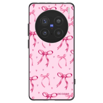 Picasee husă neagră din silicon pentru Vivo X200 Pro - Bow Aesthetic