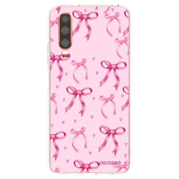 Picasee husă transparentă din silicon pentru Huawei P30 - Bow Aesthetic