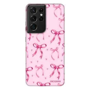 Picasee Fashion Case pentru Samsung Galaxy S21 Ultra 5G G998B - Bow Aesthetic
