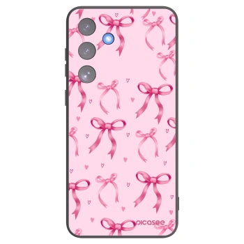 Picasee husă neagră din silicon pentru Samsung Galaxy S25 FE 5G - Bow Aesthetic