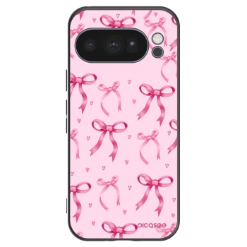 Picasee husă neagră din silicon pentru Google Pixel 10 Pro - Bow Aesthetic
