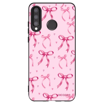 Picasee husă neagră din silicon pentru Huawei P30 Lite - Bow Aesthetic