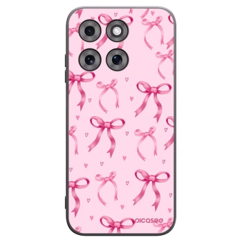 Picasee husă neagră din silicon pentru Motorola Moto G77 - Bow Aesthetic