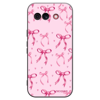 Picasee husă neagră din silicon pentru Google Pixel 10a - Bow Aesthetic