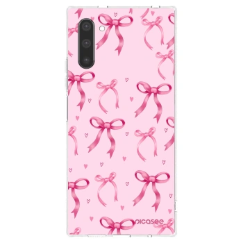 Picasee husă transparentă din silicon pentru Samsung Galaxy Note 10 N970F - Bow Aesthetic