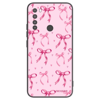 Picasee husă neagră din silicon pentru Xiaomi Redmi Note 8 - Bow Aesthetic