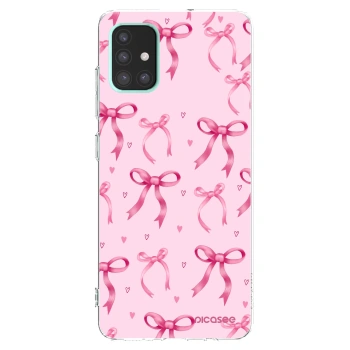 Picasee husă transparentă din silicon pentru Samsung Galaxy A51 A515F - Bow Aesthetic