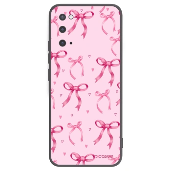 Picasee husă neagră din silicon pentru Samsung Galaxy S20 G980F - Bow Aesthetic