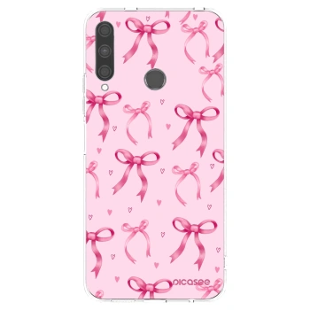 Picasee husă transparentă din silicon pentru Huawei P40 Lite E - Bow Aesthetic