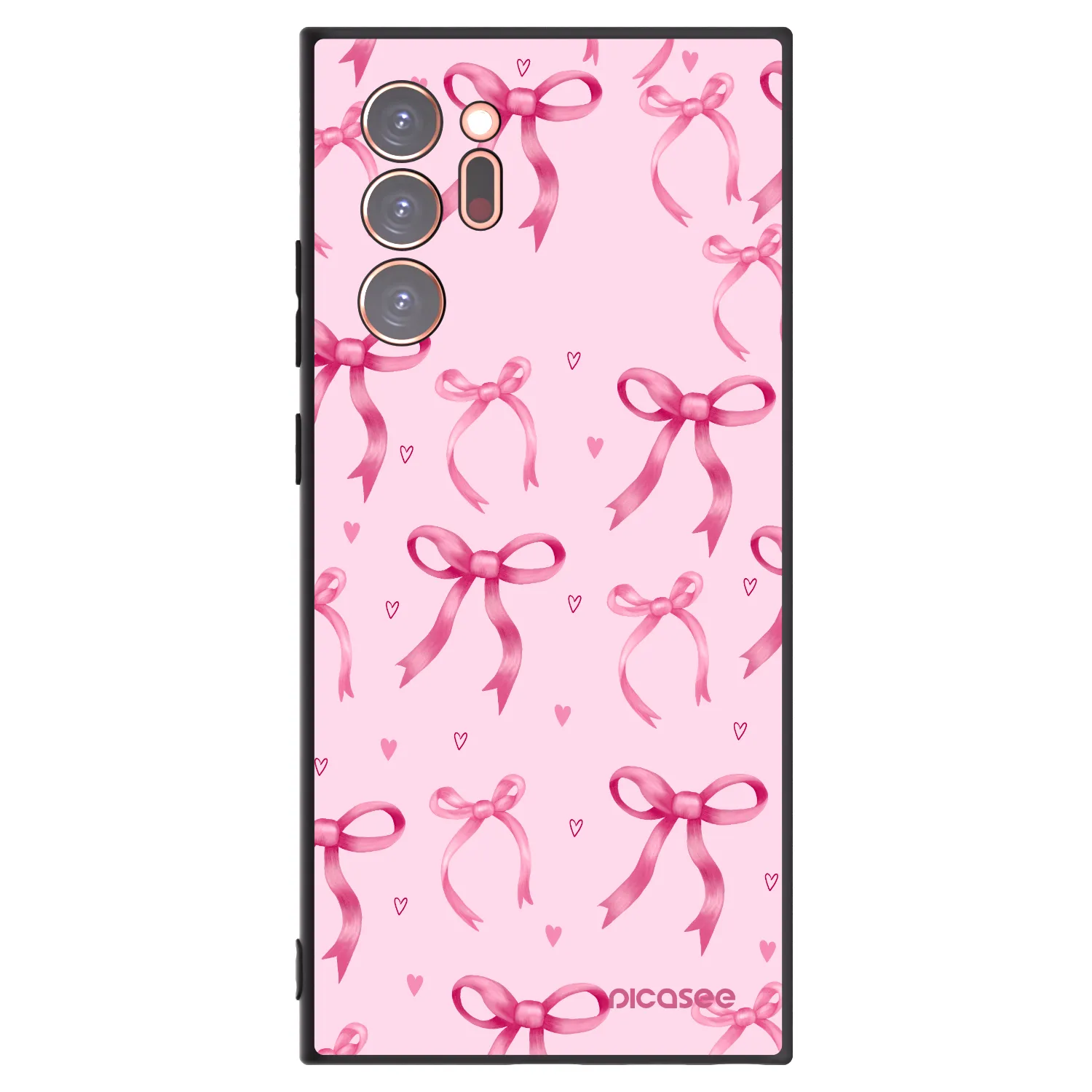Picasee husă neagră din silicon pentru Samsung Galaxy Note 20 Ultra - Bow Aesthetic