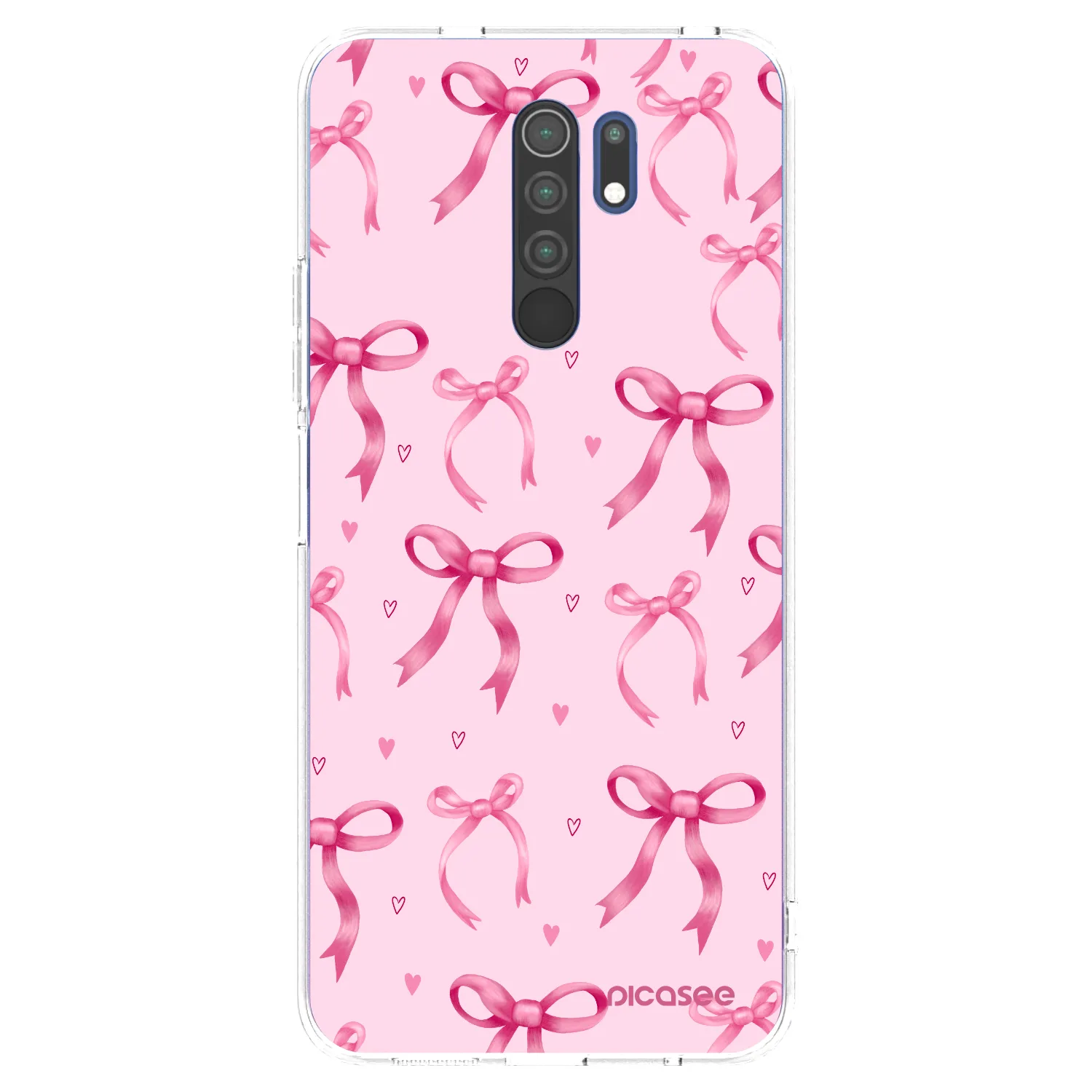 Picasee husă transparentă din silicon pentru Xiaomi Redmi 9 - Bow Aesthetic