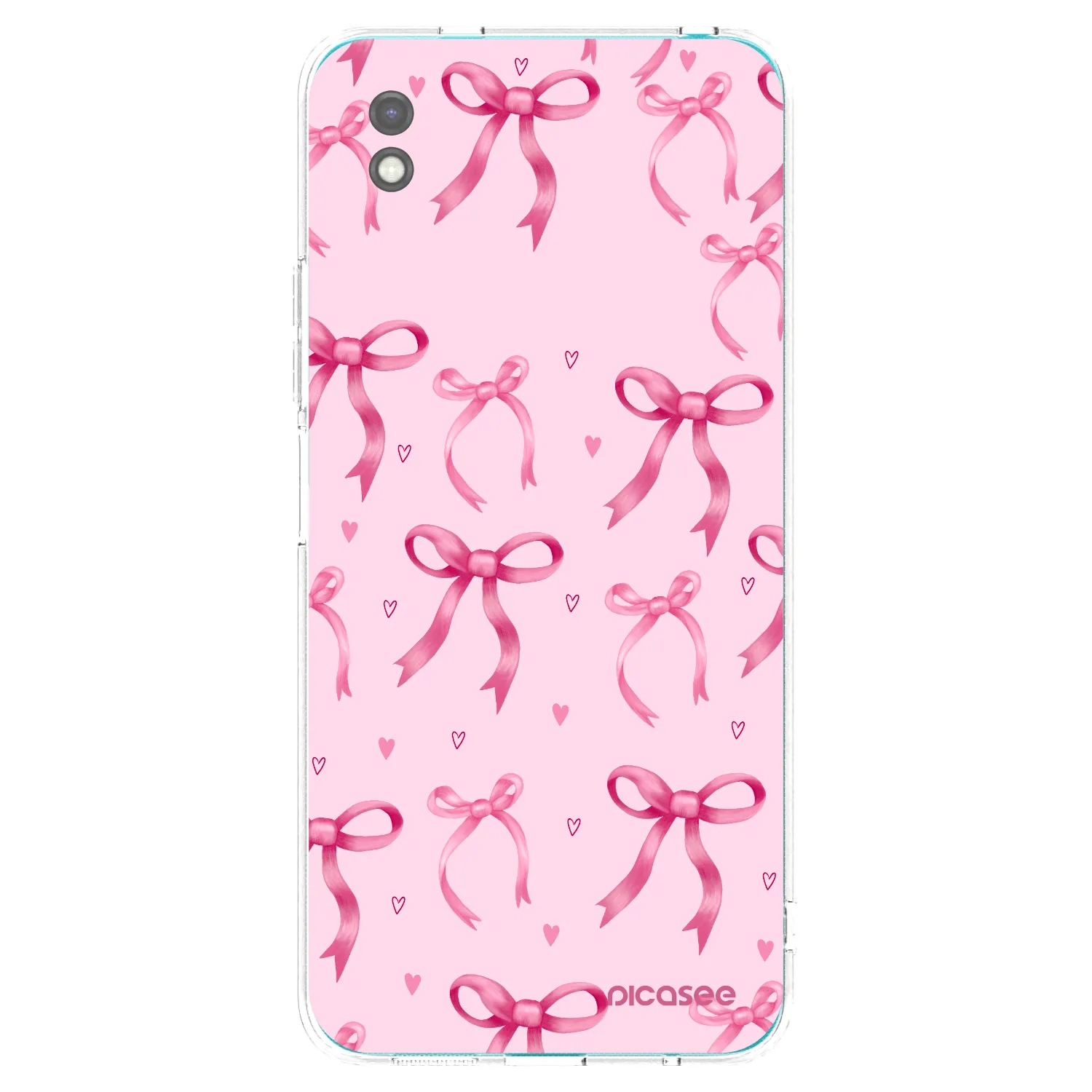 Picasee husă neagră din silicon pentru Xiaomi Redmi 9A - Bow Aesthetic