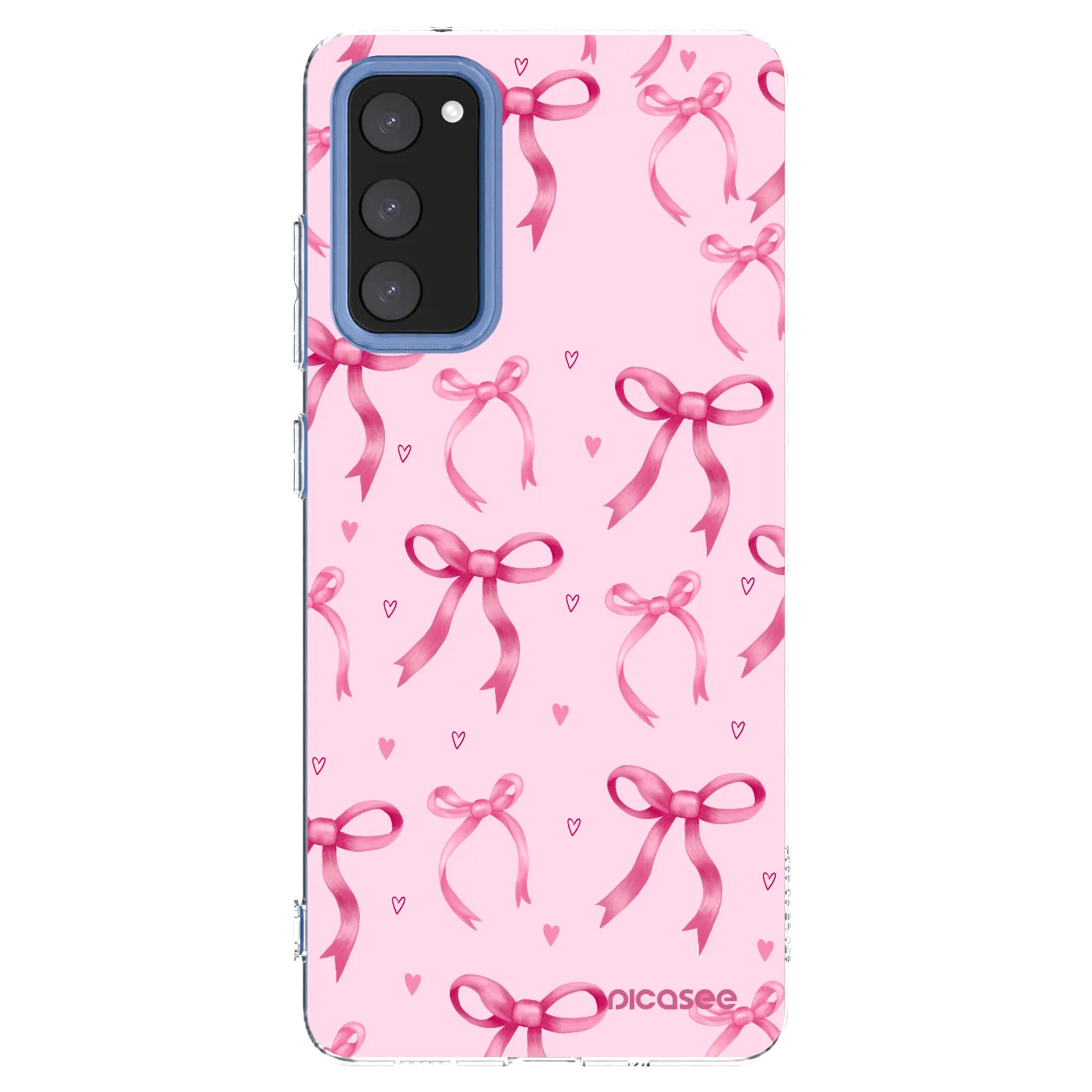 Picasee husă transparentă din silicon pentru Samsung Galaxy S20 FE - Bow Aesthetic