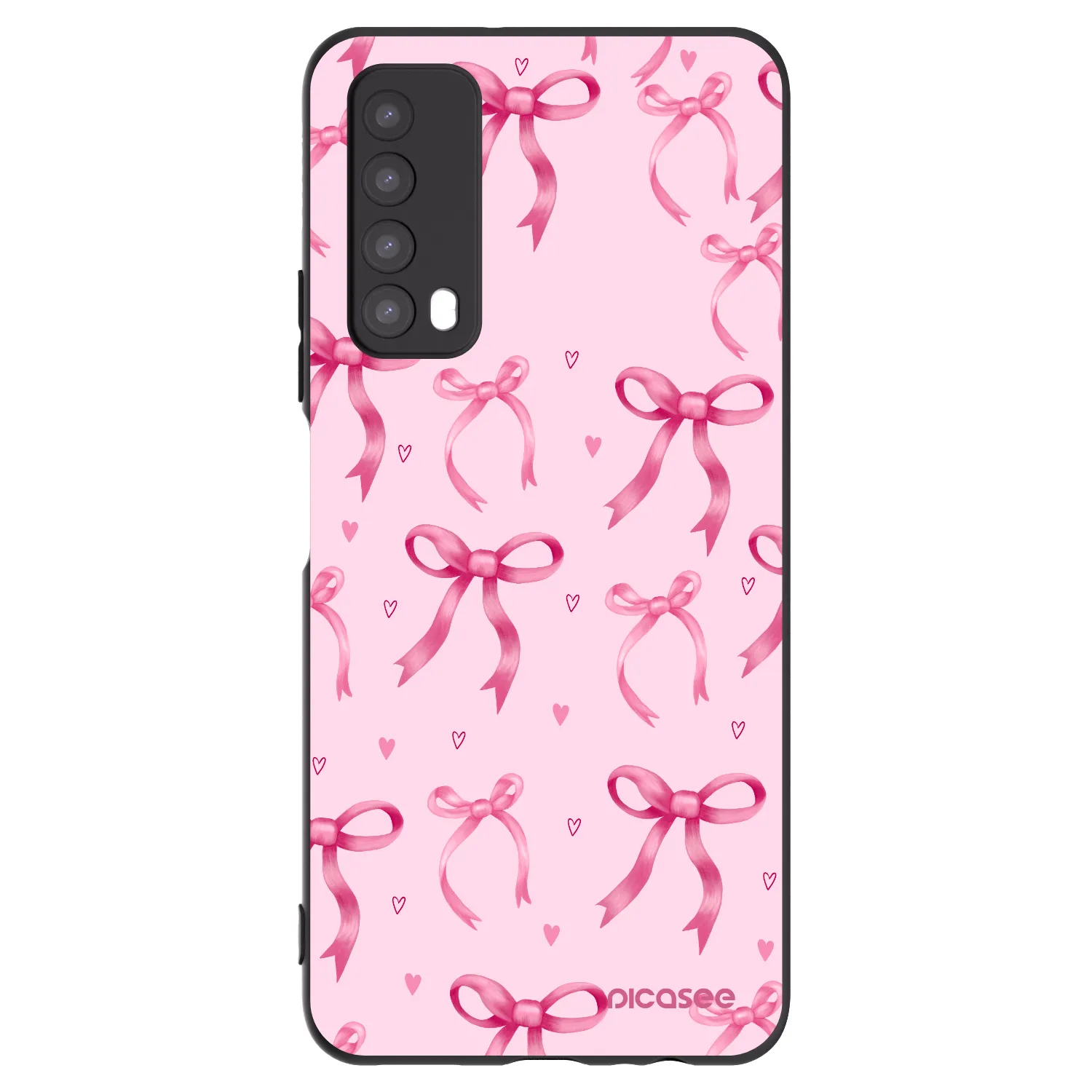 Picasee husă neagră din silicon pentru Huawei P Smart 2021 - Bow Aesthetic