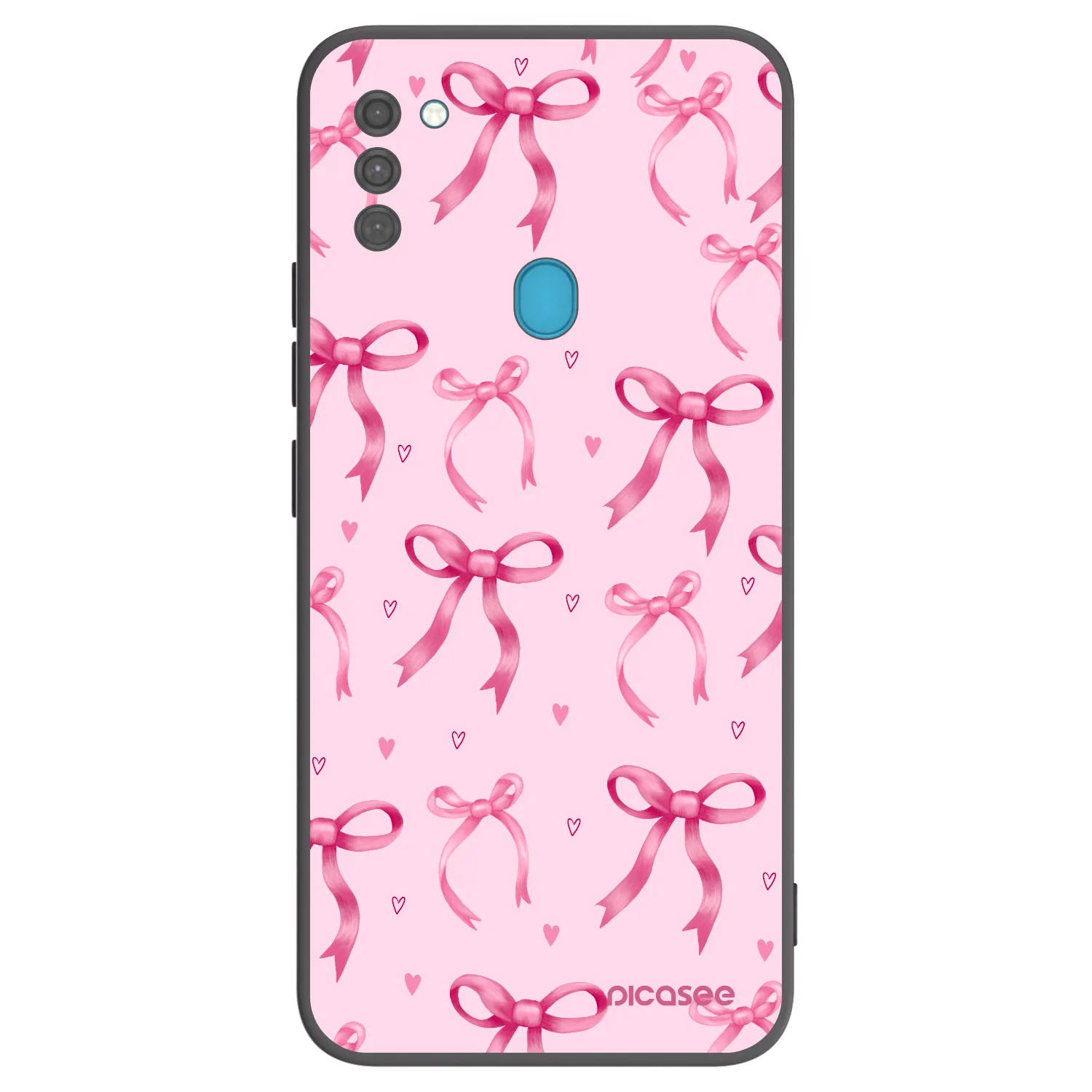 Picasee husă neagră din silicon pentru Samsung Galaxy M11 - Bow Aesthetic