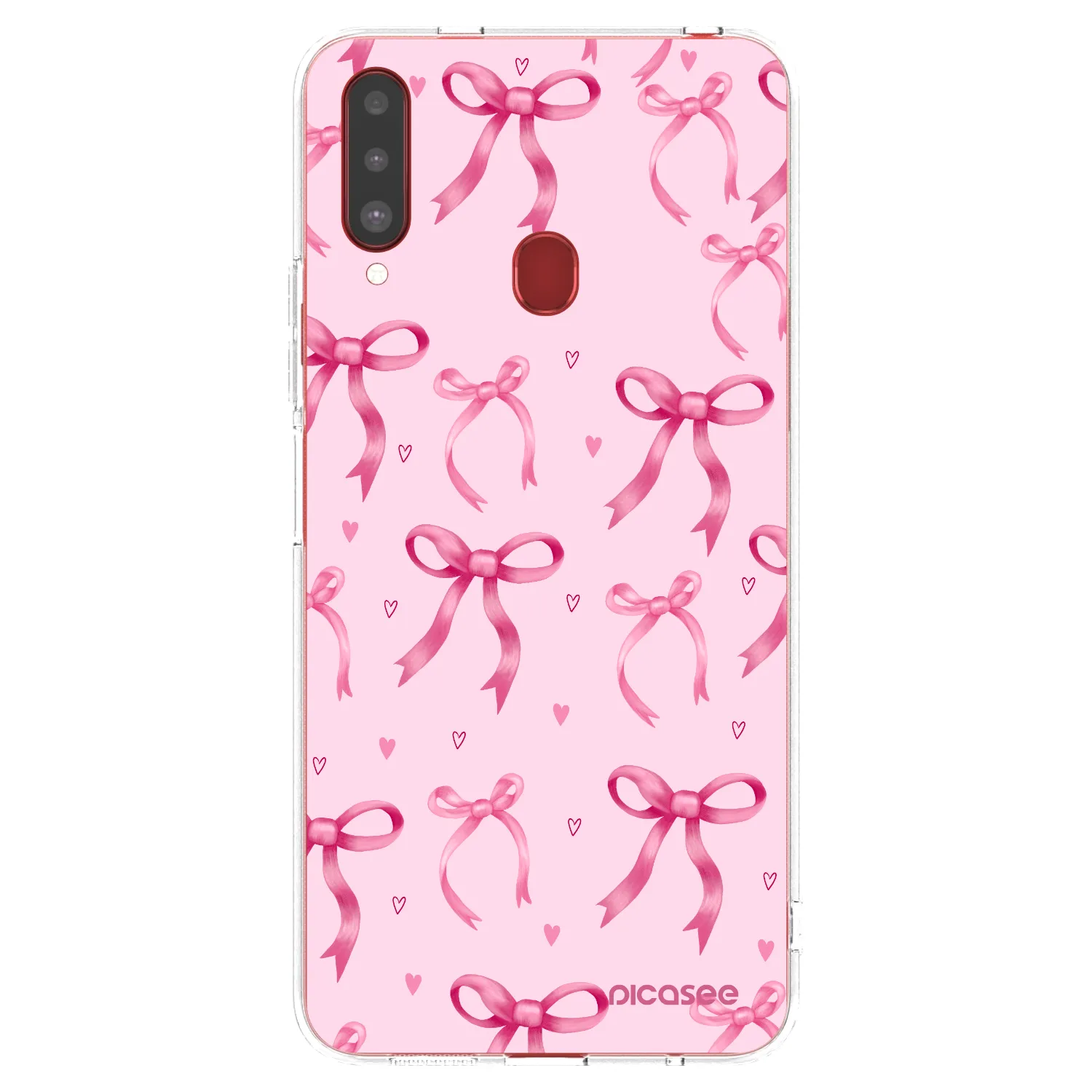 Picasee husă transparentă din silicon pentru Samsung Galaxy A20s - Bow Aesthetic