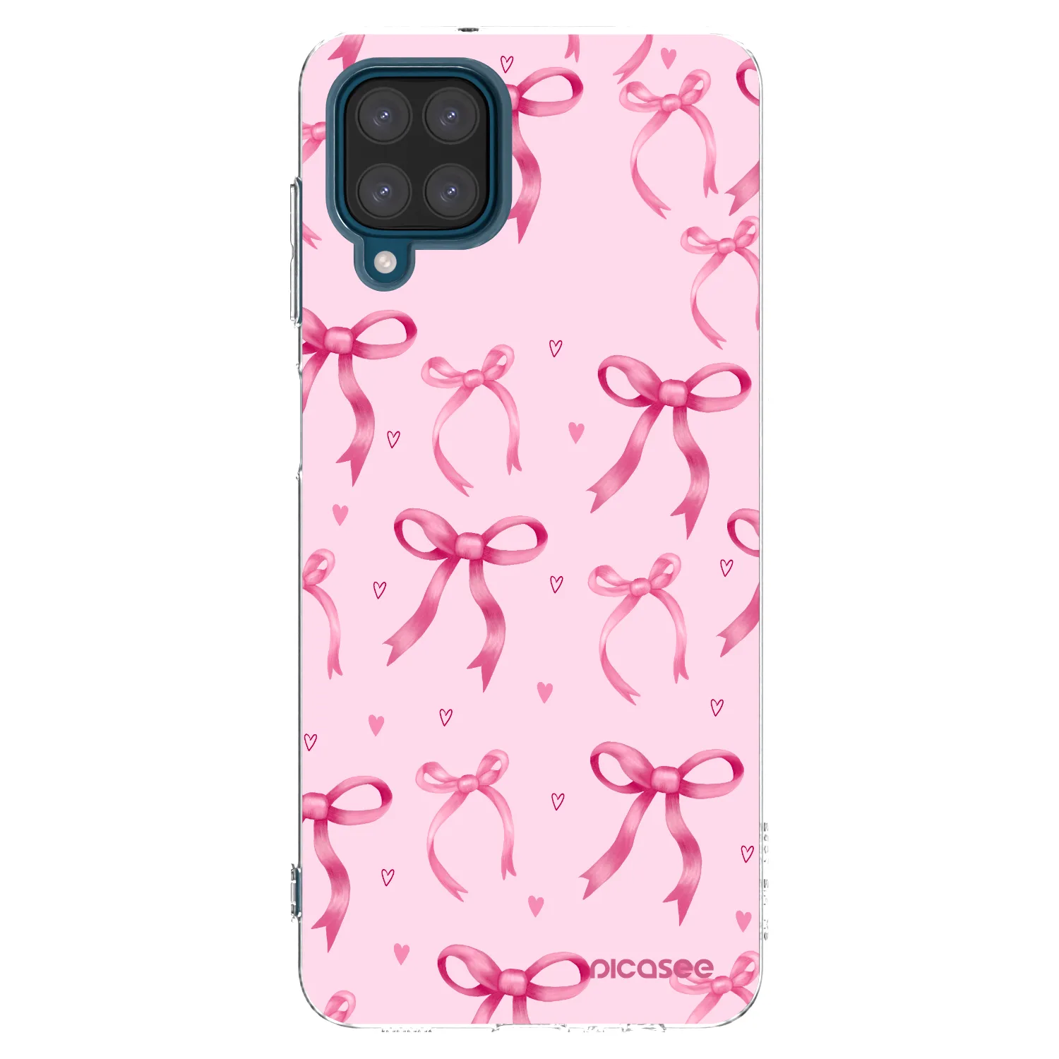 Picasee husă transparentă din silicon pentru Samsung Galaxy A12 A125F - Bow Aesthetic