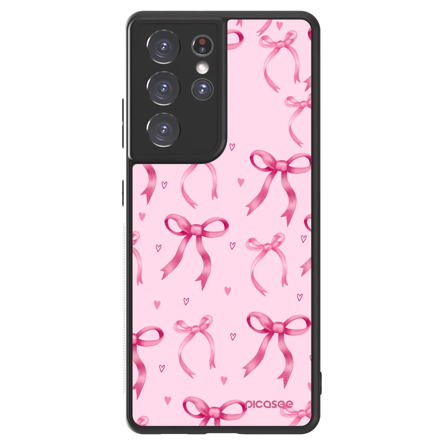Picasee ULTIMATE CASE pentru Samsung Galaxy S21 Ultra 5G G998B - Bow Aesthetic