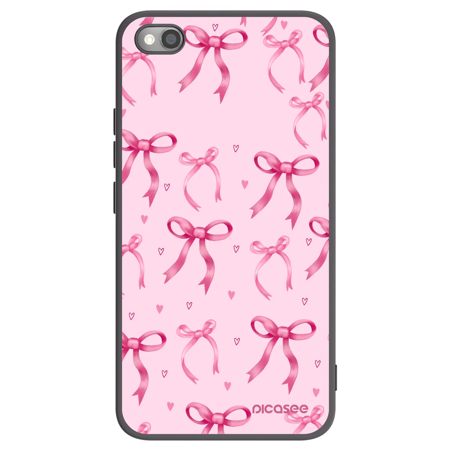 Picasee husă neagră din silicon pentru Xiaomi Mi Note 10 (Pro) - Bow Aesthetic