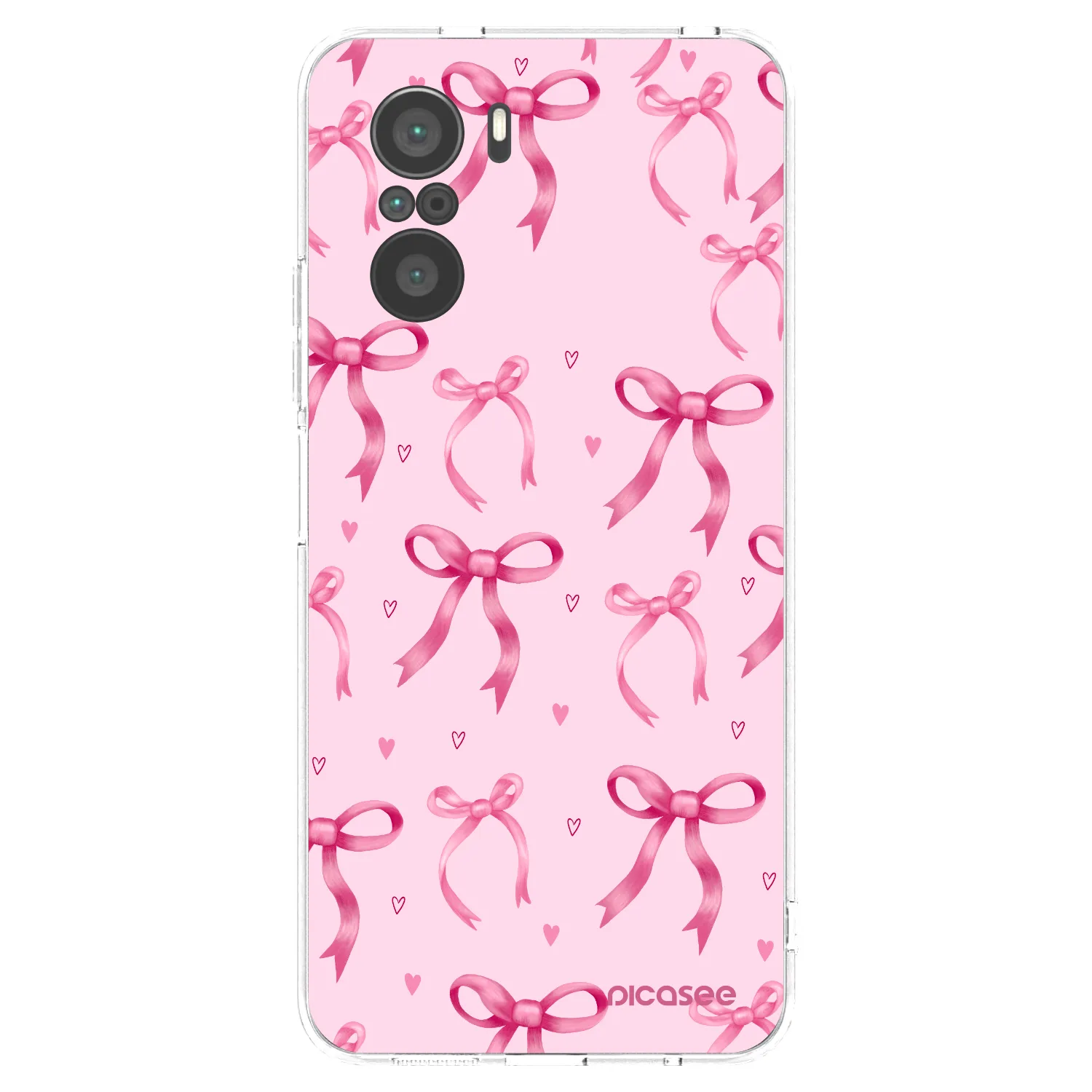 Picasee husă transparentă din silicon pentru Xiaomi Poco F3 - Bow Aesthetic