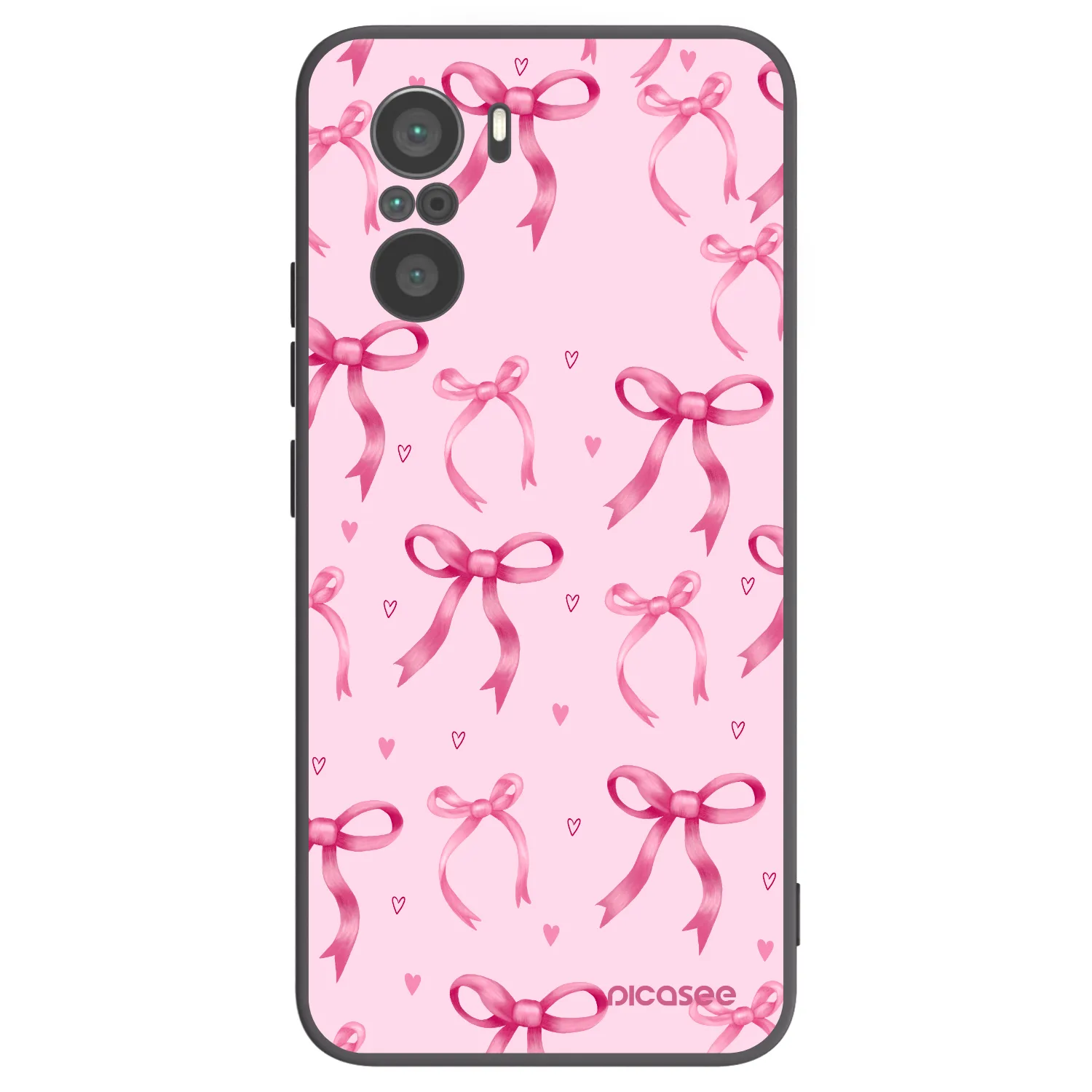 Picasee husă neagră din silicon pentru Xiaomi Poco F3 - Bow Aesthetic