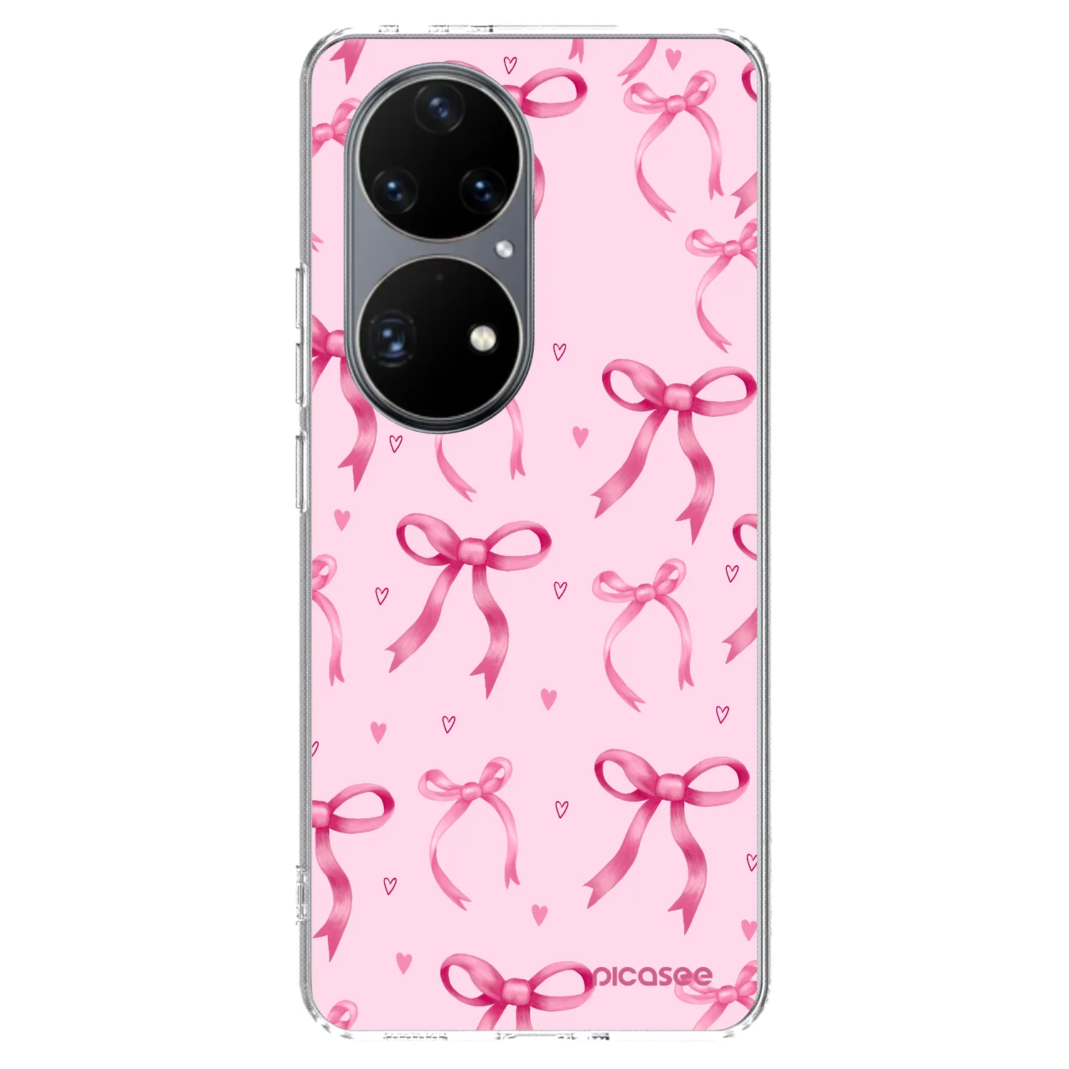 Picasee husă transparentă din silicon pentru Huawei P50 - Bow Aesthetic