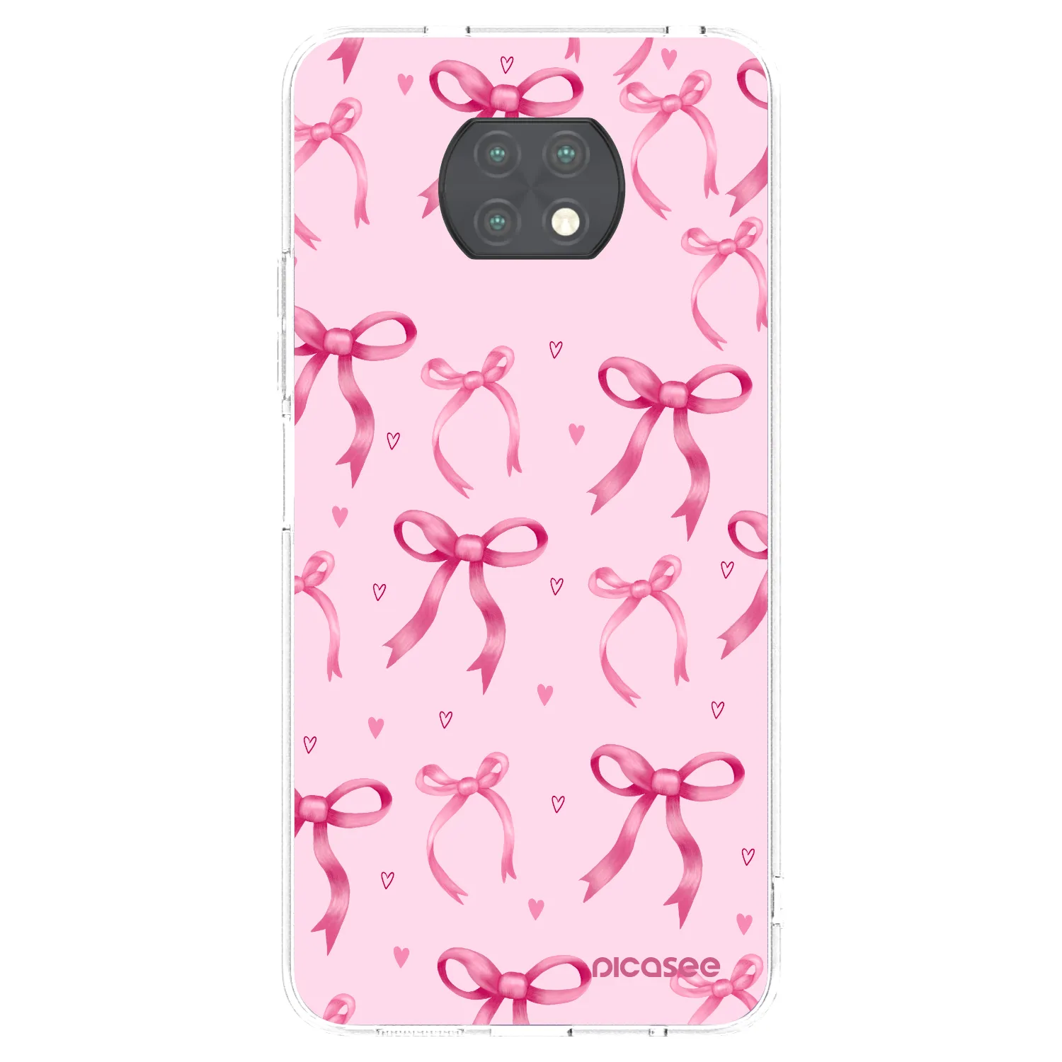 Picasee husă transparentă din silicon pentru Xiaomi Redmi Note 9T - Bow Aesthetic