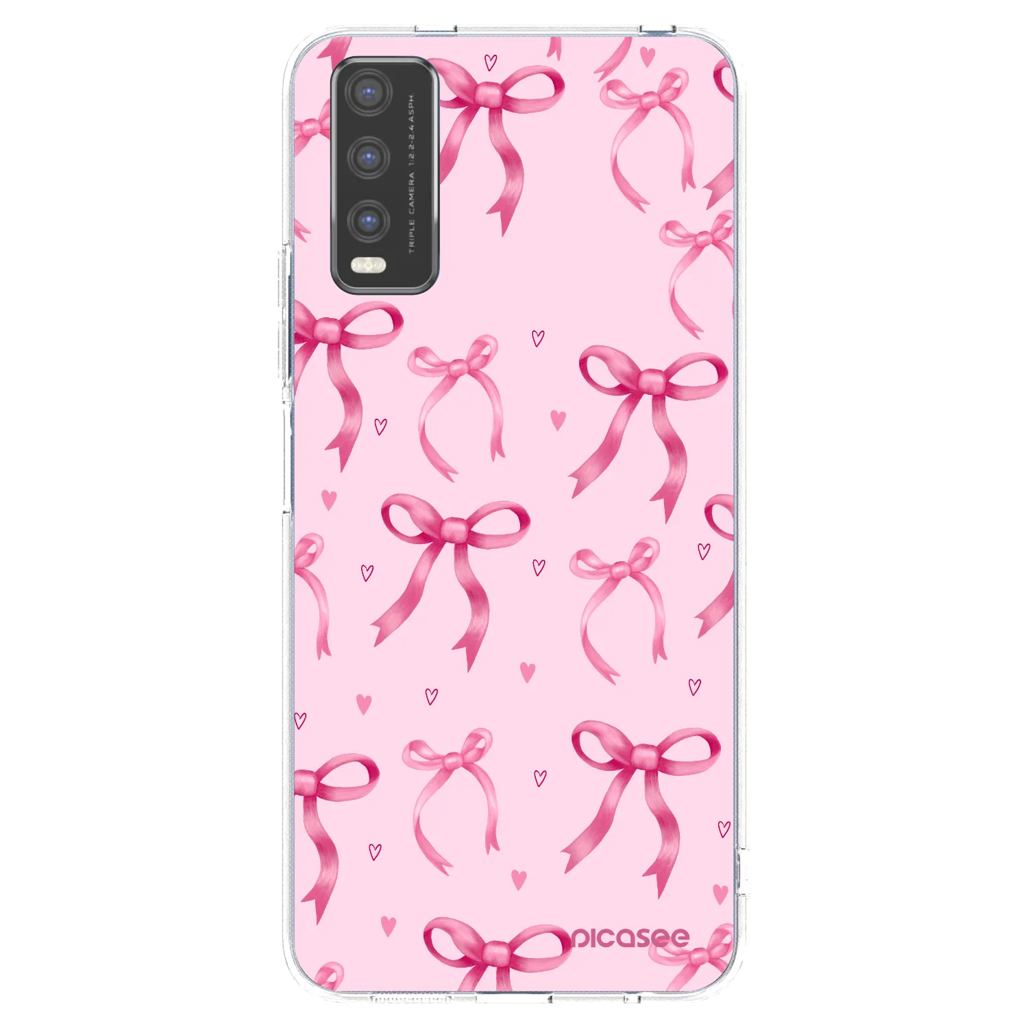 Picasee husă transparentă din silicon pentru Vivo Y20s - Bow Aesthetic