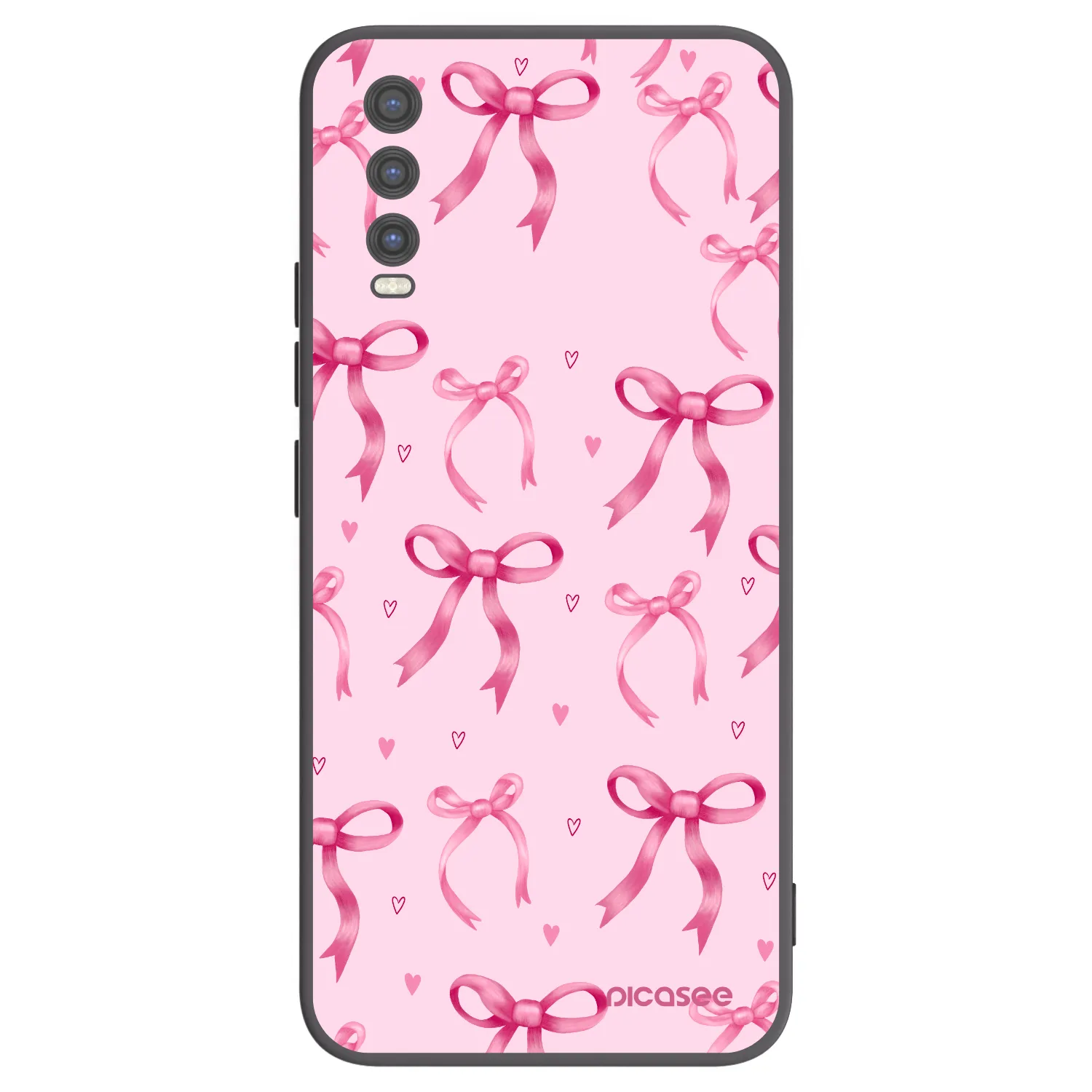 Picasee husă neagră din silicon pentru Vivo Y20s - Bow Aesthetic