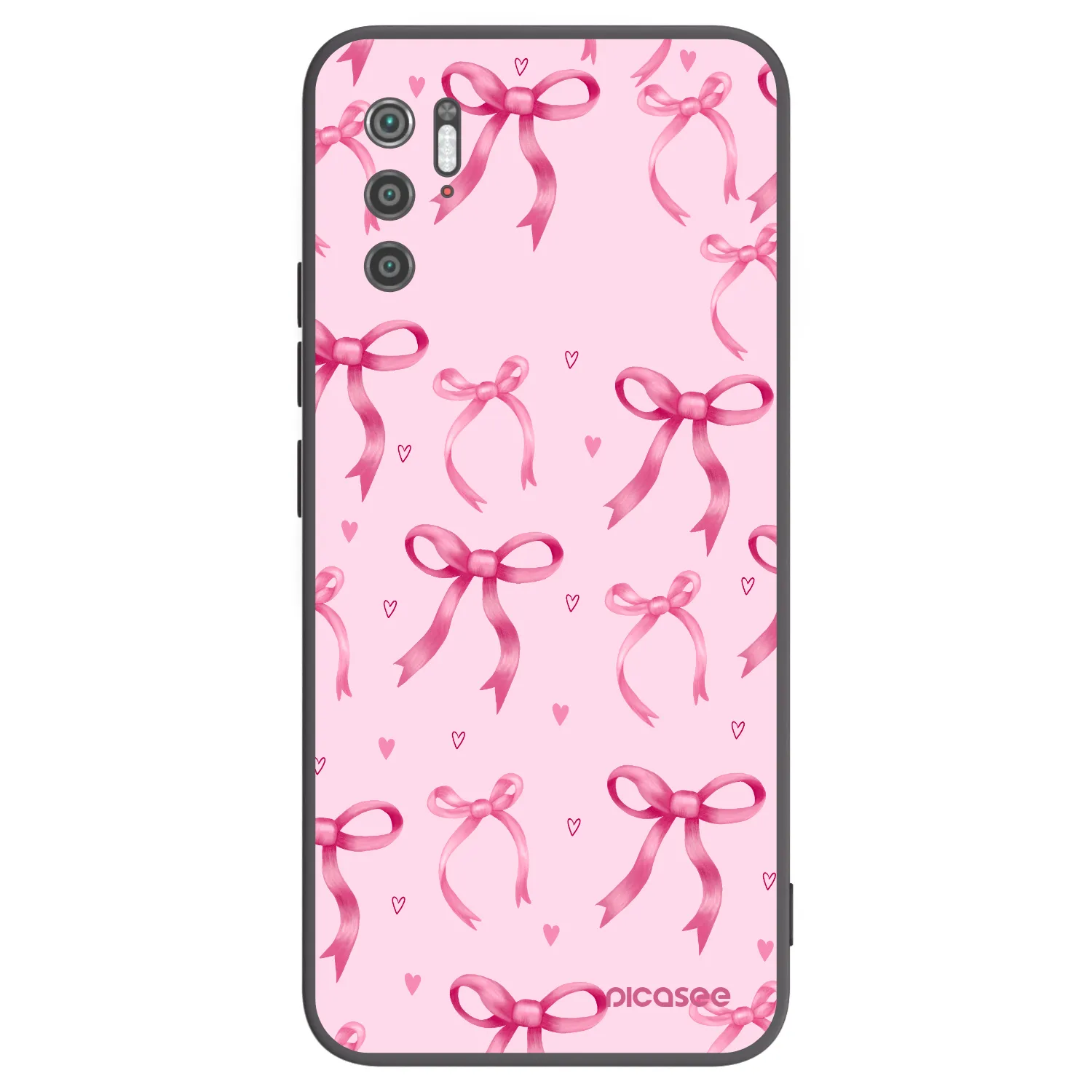 Picasee husă neagră din silicon pentru Xiaomi Poco M3 Pro 5G - Bow Aesthetic