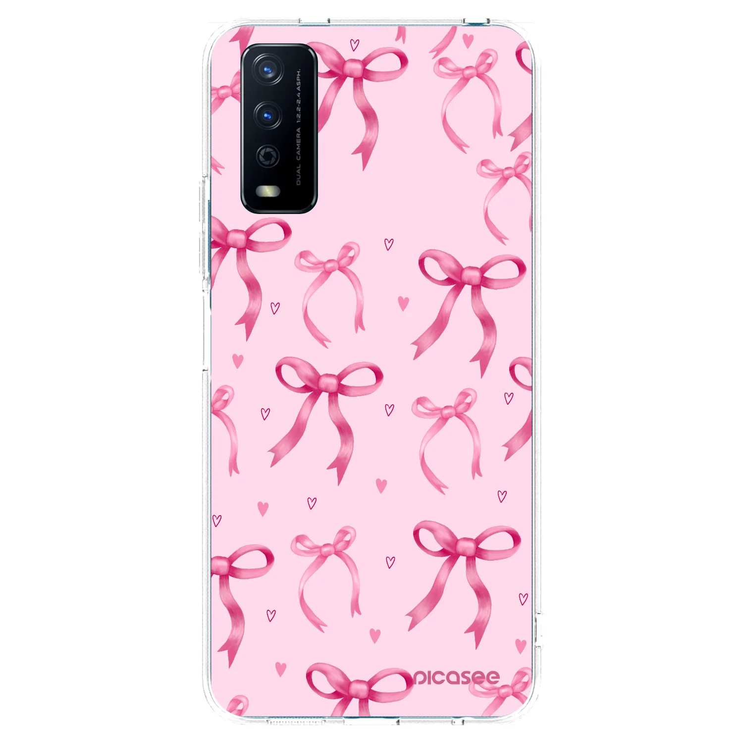 Picasee husă transparentă din silicon pentru Vivo Y11s - Bow Aesthetic